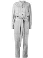 Isabel Marant - Knitted Jumpsuit - Women - Cotton - 38, Grey, Cotton