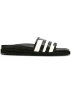 Alexander Mcqueen Striped Sliders