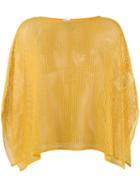M Missoni - Cape Scarf - Women - Polyamide/polyester/viscose - One Size, Yellow/orange, Polyamide/polyester/viscose