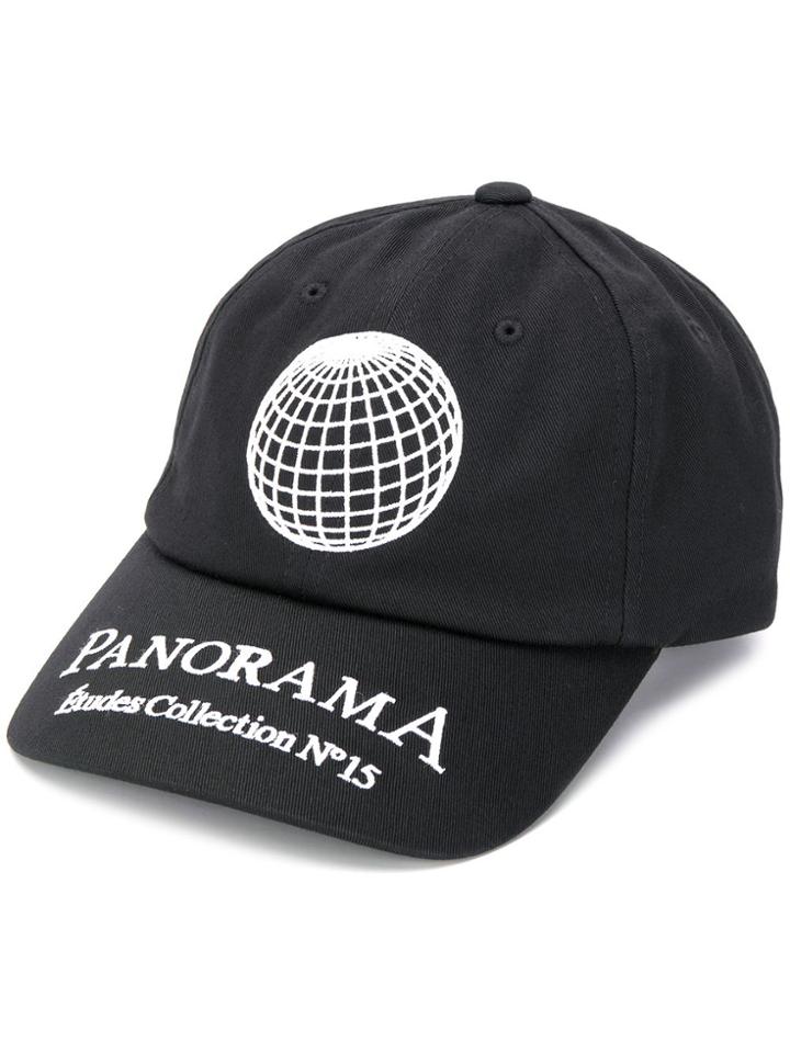 Études Booster Panorama Baseball Cap - Black