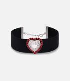 Christopher Kane Swarovski Crystal Love Heart Choker