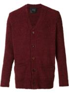 Undercover V-neck Cardigan - Red