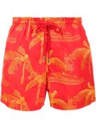 Vilebrequin 'mistral' Swim Shorts, Men's, Size: Medium, Yellow/orange, Polyimide