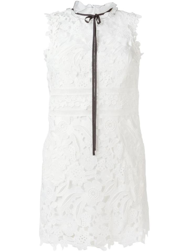 Self-portrait Floral Lace Bow Detail Dress
