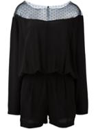 Faith Connexion Mesh-panel Playsuit