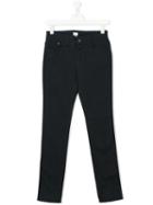 Armani Junior - Casual Trousers - Kids - Cotton/spandex/elastane - 16 Yrs, Blue