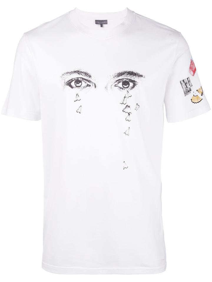 Lanvin Eyes Print T-shirt - White
