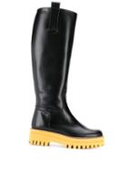 Paloma Barceló Wellington Boots With Contrasting Sole - Black
