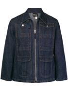 Jean Paul Gaultier Pre-owned Zipped Denim Jacket - Blue
