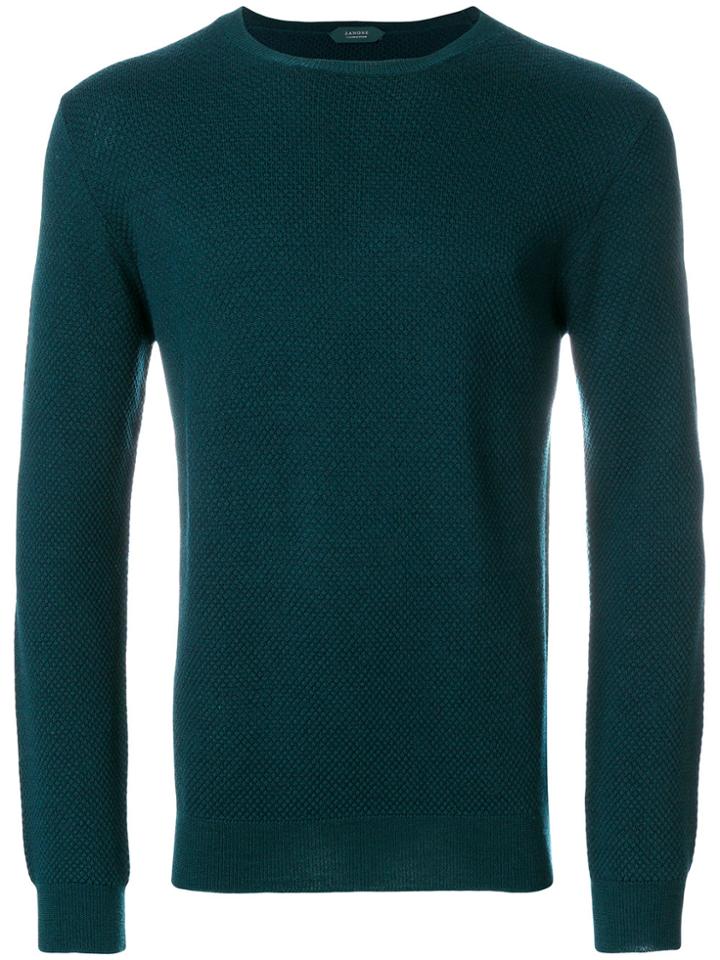 Zanone Long Sleeved Sweatshirt - Green