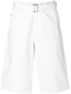 Ami Alexandre Mattiussi Belted Shorts - White