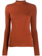 Mrz Knitted Long-sleeve Jumper - Brown