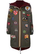 Dsquared2 Dsquared2 X K-way Badge Patch Hooded Coat - Green