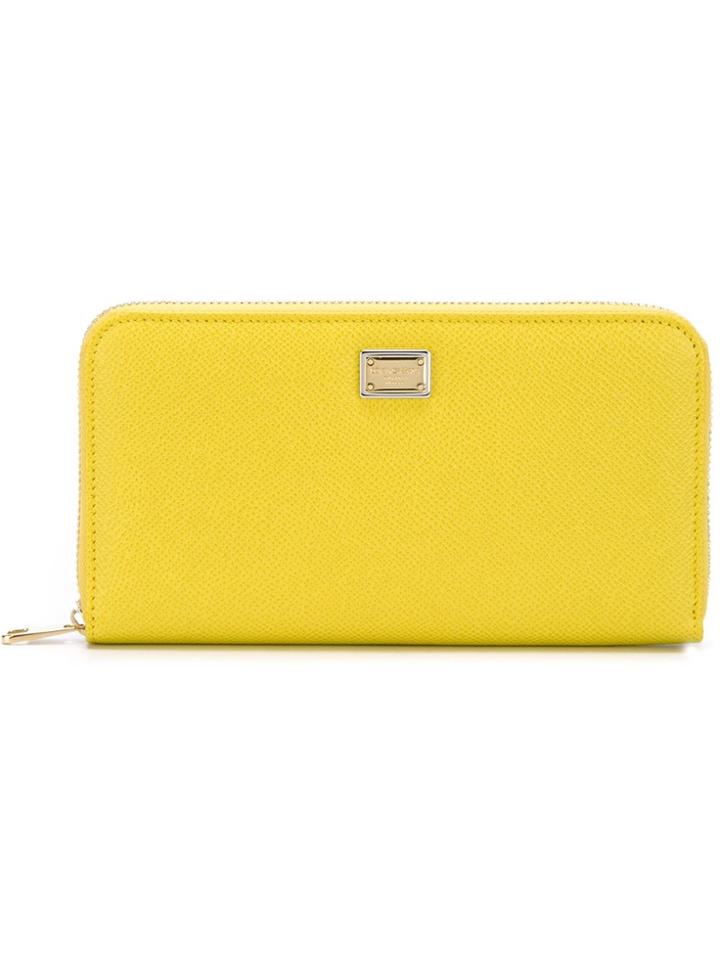 Dolce & Gabbana 'dauphine' Wallet - Yellow & Orange