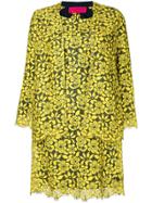Christian Lacroix Vintage Floral Lace Dress & Jacket - Yellow & Orange