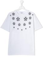 Neil Barrett Kids Snowflake Print T-shirt - White