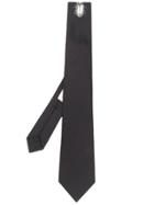 Alexander Mcqueen Contrasting Beetle Motif Tie - Black