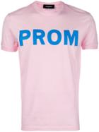 Dsquared2 Prom Print T-shirt - Pink & Purple