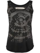 Raquel Allegra Tie Dye Vest Top - Nude & Neutrals