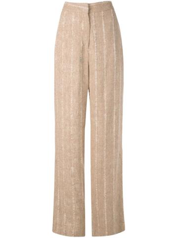 Voz Raw Wide Trousers - Brown