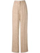 Voz Raw Wide Trousers - Brown