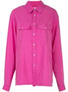 Lemaire Oversized Pocket Shirt - Pink