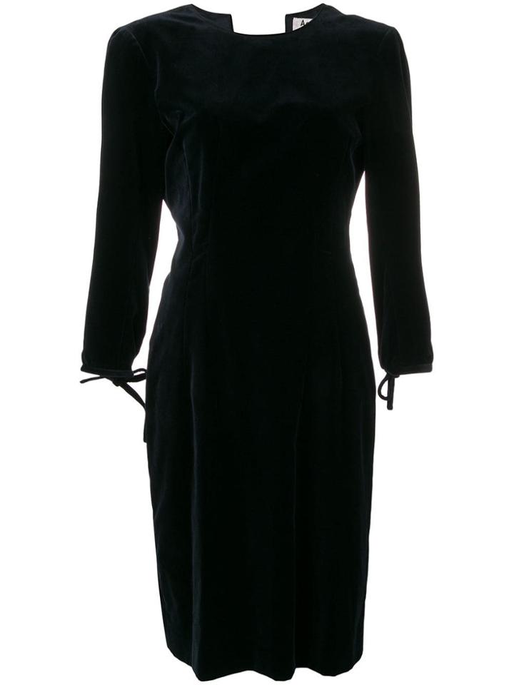 Acne Studios Velvet Midi Dress - Blue