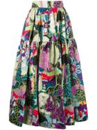 La Doublej Paesaggio Oscar Skirt - Green