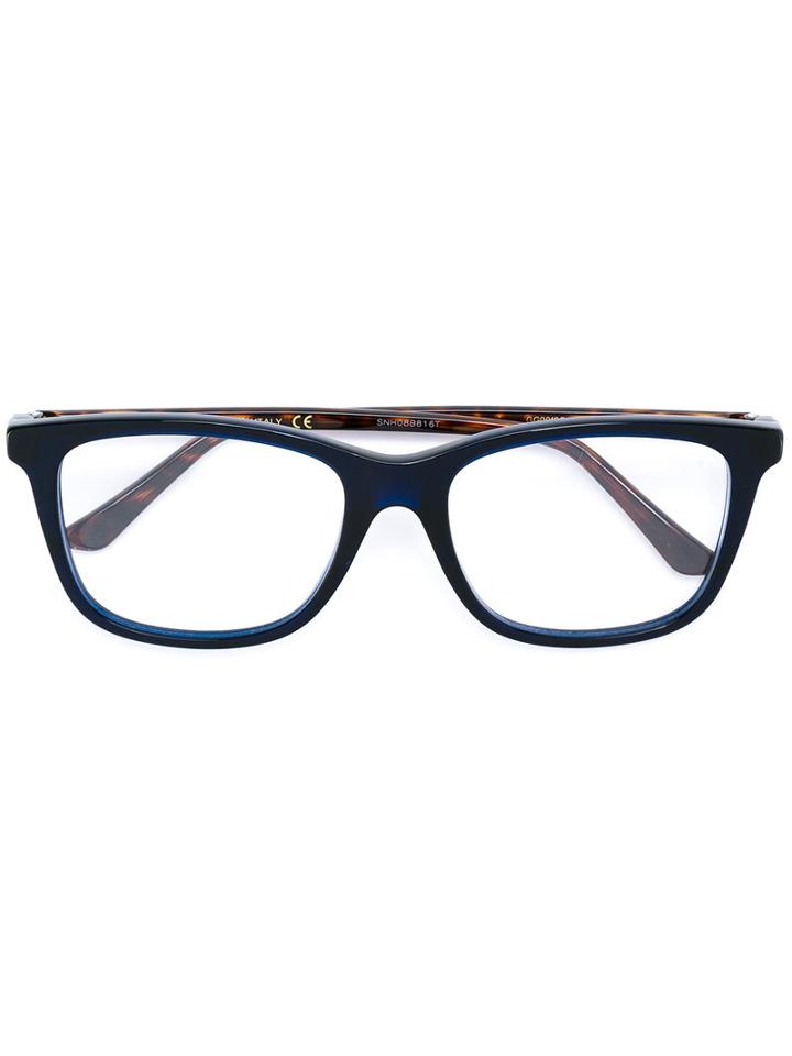 Gucci Eyewear - Square Glasses - Men - Acetate - 54, Blue, Acetate