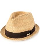 Dsquared2 Straw Hat With Band - Nude & Neutrals