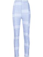 Lisa Marie Fernandez 'karlie' Stripe Leggings, Women's, Size: 2, Blue, Cotton/nylon/spandex/elastane