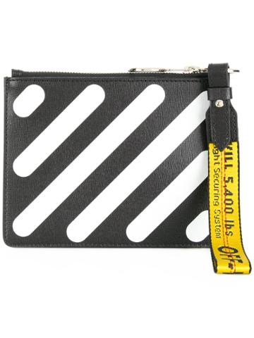 Off-white Diagonals Double Pouch - Black