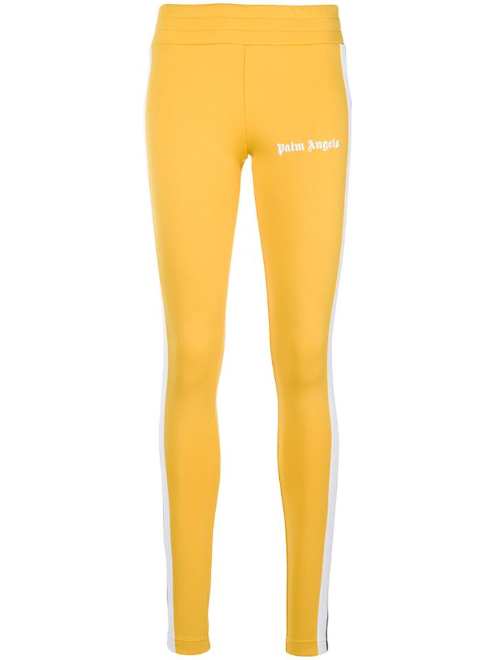 Palm Angels Slim Fit Track Pants - Yellow & Orange