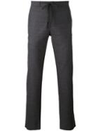 Maison Margiela - Tailored Trousers - Men - Cotton/wool/leather - 48, Grey, Cotton/wool/leather