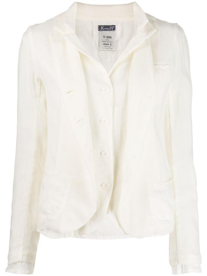 Kristensen Du Nord Layered Tailored Jacket - White