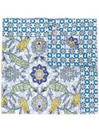 Weekend By Max Mara Tassel Multi-print Scarf - Blue