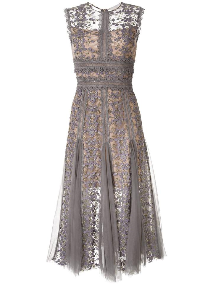 Bronx And Banco Megan Grey Midi Dress Bronx And Banco