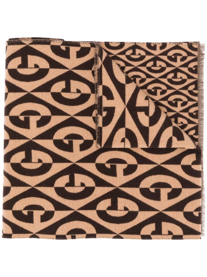 Gucci G Rhombus Scarf - Neutrals