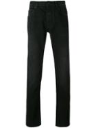 Dolce & Gabbana - Slim Jeans - Men - Cotton/calf Leather/zamac - 46, Black, Cotton/calf Leather/zamac