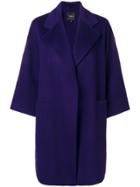 Theory Loose-fit Coat - Purple