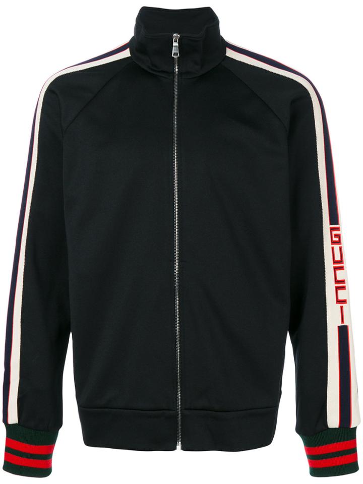 Gucci Technical Gg Web Jacket - Black