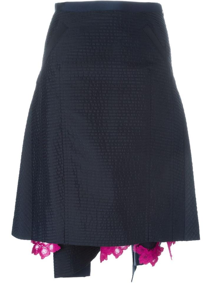 Sacai Lace Detail Skirt