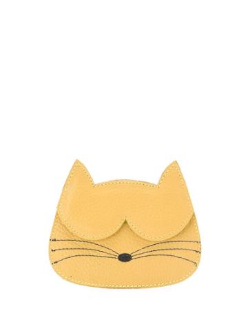 Sarah Chofakian Porta Cartão Gato - Yellow
