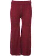 Ryan Roche Cropped Flared Trousers