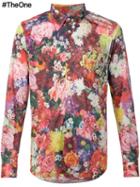Comme Des Garçons Homme Plus Floral Print Shirt, Men's, Size: Medium, Polyester