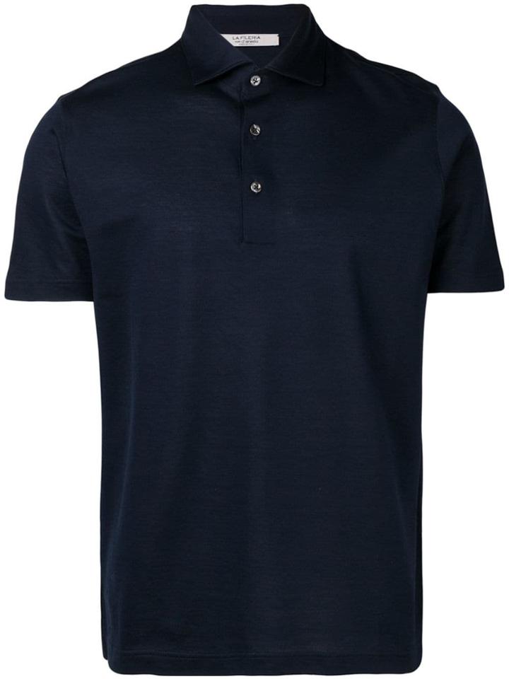La Fileria For D'aniello Short-sleeved Polo Shirt - Blue