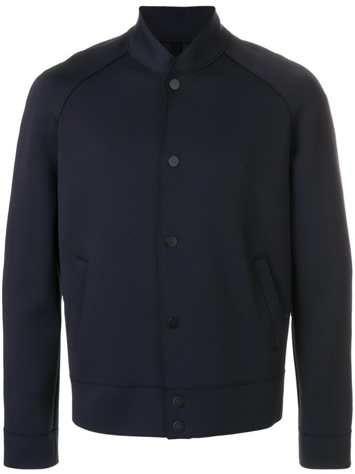 Harris Wharf London Fitted Bomber Jacket - Blue