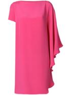 Gianluca Capannolo Asymmetric Draped Dress - Pink & Purple