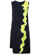 Versace Asymmetric 'runway' Dress, Women's, Size: 38, Blue, Silk/acetate/viscose