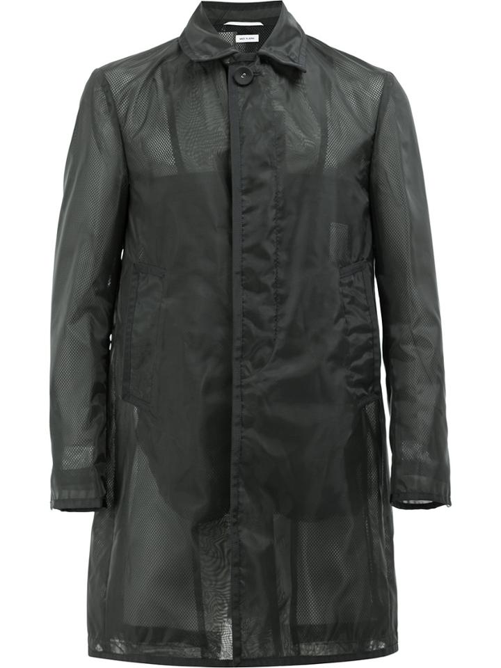 Thom Browne Single Breasted Coat - Black